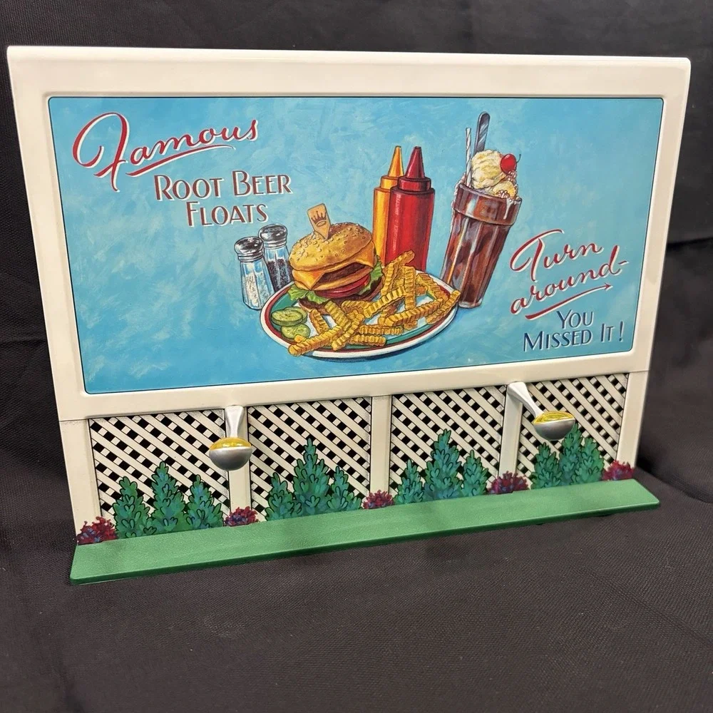 Hallmark Kiddie Car Classics‎ Corner Drive-In Accessory Lot 9 Pieces 1997